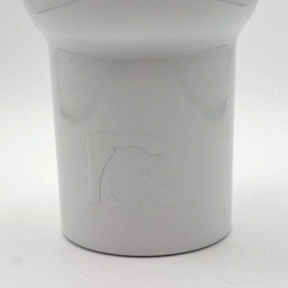 RTIC 40oz Road Trip Tumbler White Ceramic Lined Insulated Travel Mug with Handle